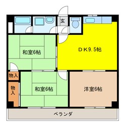 ハイツ元町の物件間取画像